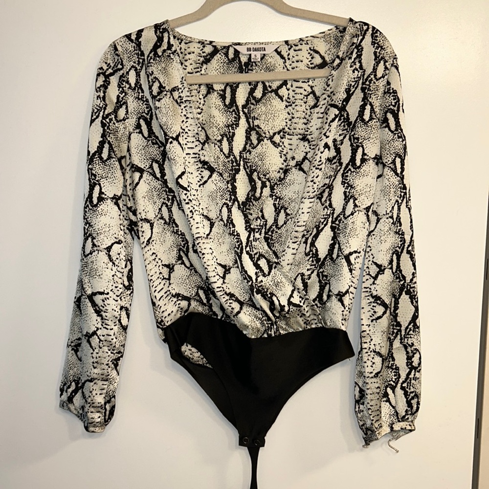 Snakeskin bodysuit